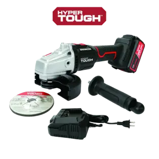 Hyper Tough 20V Max Brushless 4.5-inch Cordless Angle Grinder with 4.0Ah Lithium-Ion Battery and Charger