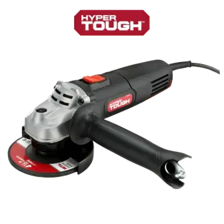 Hyper Tough 6 Amp Corded Angle Grinder with Adjustable Guard and 4.5-Inch Whee