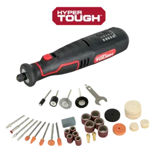 Hyper Tough 8V Max Cordless Rotary Tool with Built-In Battery and Charger